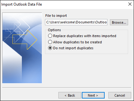 Import Duplicate Items