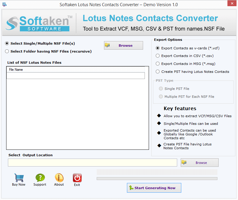 lotus notes contacts converter