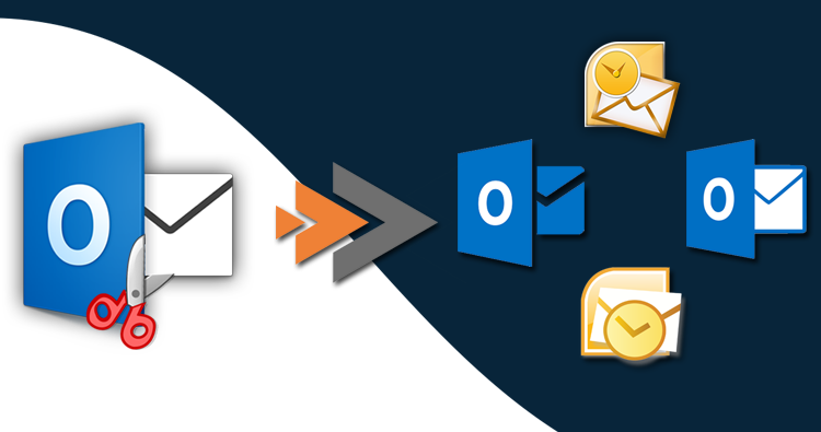 How to Split Outlook 2019, 2016, 2013 PST File by year
